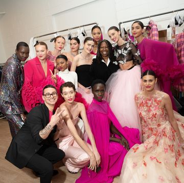 christian siriano whoopi goldberg breast cancer fashion pink aid charity