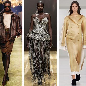 schiaparelli saint laurent alexander mcqueen loewe miu miu paris fashion week fall winter 2023 runway highlights best looks