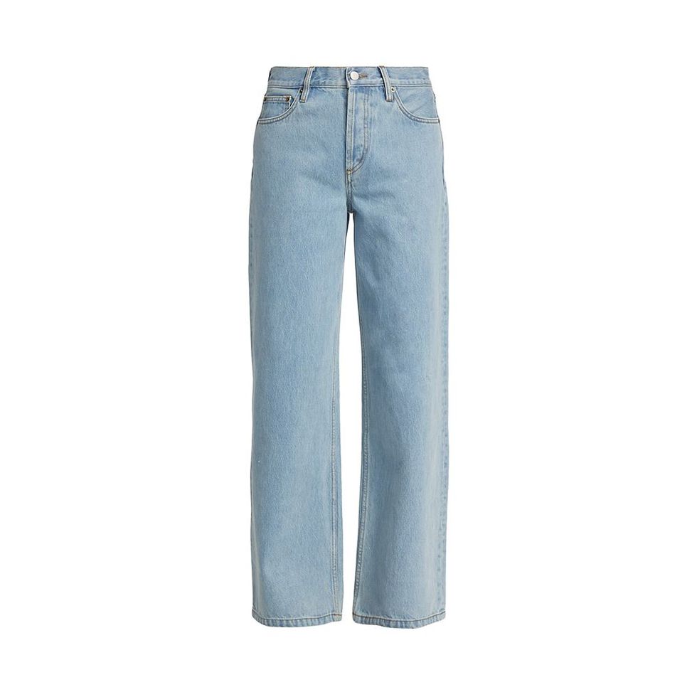 Walker Straight Mid-Rise Jeans