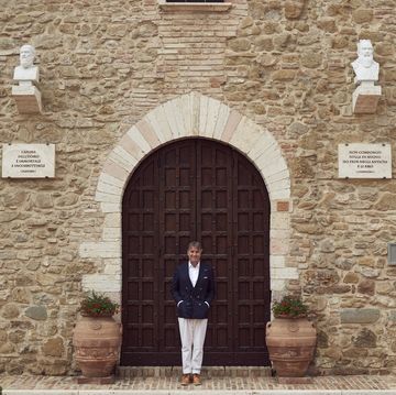 brunello cucinelli at his solomeo hq