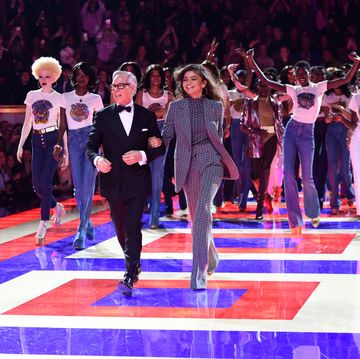 Tommy Hilfiger TOMMYNOW Spring 2019 : TommyXZendaya Premieres : Runway At The Theatre Des Champs Elysees In Paris