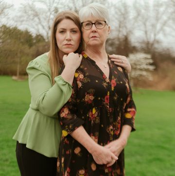 morgan hellquist and her mother, jo ann levey