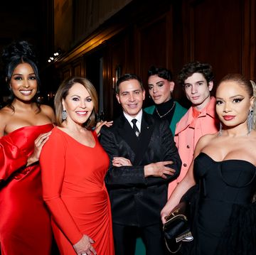 genesis suero, maria elena salinas, grb, kuno, leon leiden, and mapy at the we are all human gala