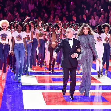 Tommy Hilfiger TOMMYNOW Spring 2019 : TommyXZendaya Premieres : Runway At The Theatre Des Champs Elysees In Paris