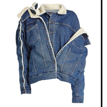 Denim, Clothing, Jeans, Jacket, Outerwear, Textile, Sleeve, Pocket, 