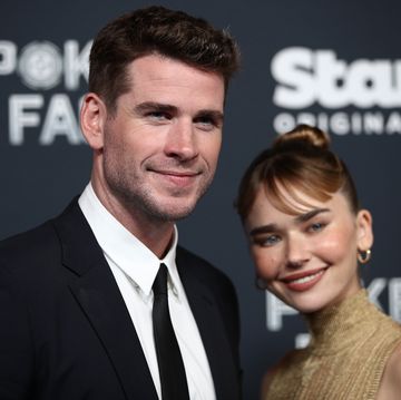 liam hemsworth and gabriella brooks at the poker face australian premiere