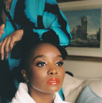 kiki layne loewe show paris fashion week