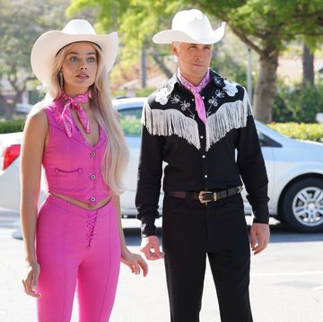 Margot Robbie's Barbie and Ryan Gosling's Ken in the Barbie movie margot robbie's barbie and ryan gosling's ken in the barbie movie