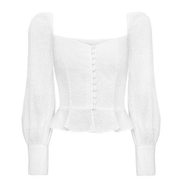 White, Clothing, Outerwear, Sleeve, Sweater, Top, 